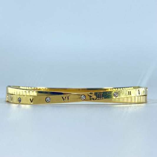 Timeless Elegance Roman Bangle