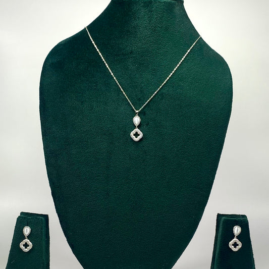 Moonlight Elegance Necklace & Earring Set